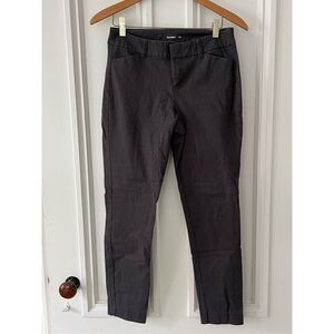 Old Navy charcoal gray pixie stretch pants 2